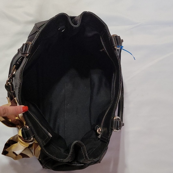 Coach Leather Hampton Satchel  with Purse Tie - Picture 4 of 8